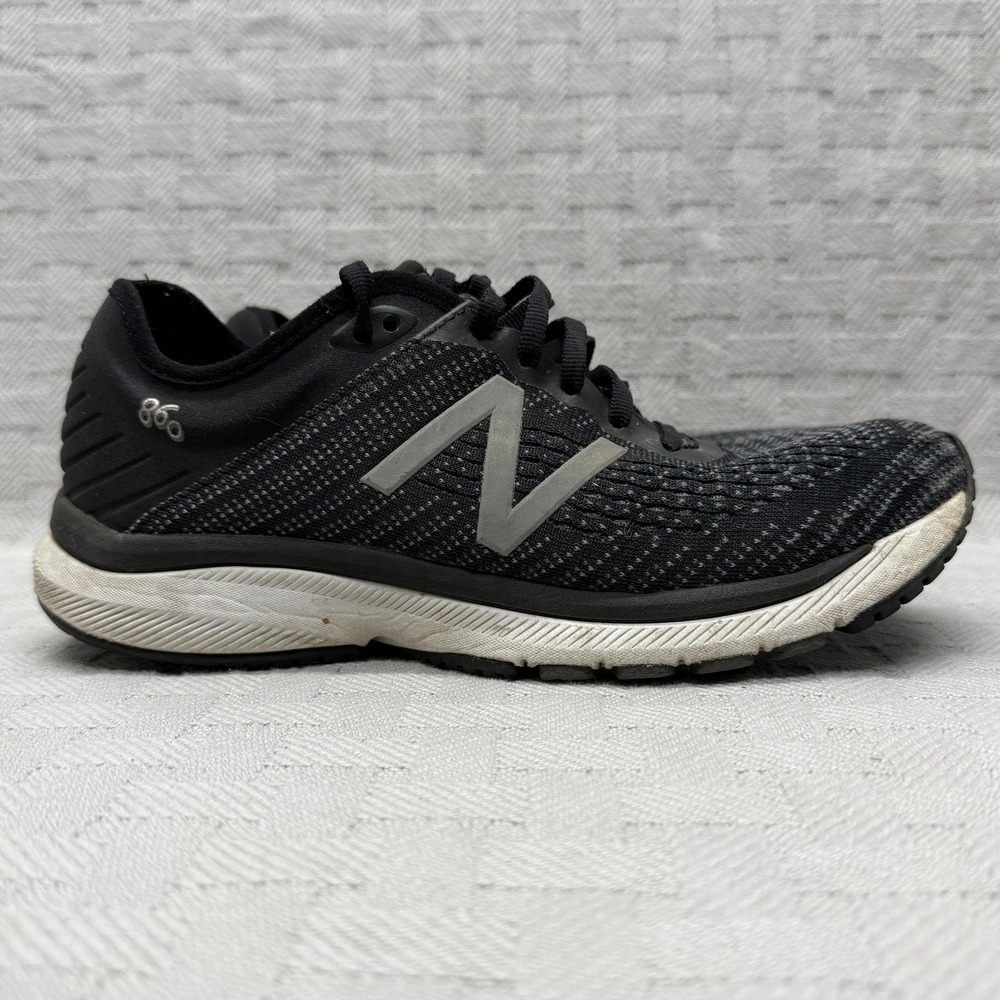 New Balance 860v10 Running Shoes‎ Womens Size 7.5 Black Mesh Sneakers W860K10